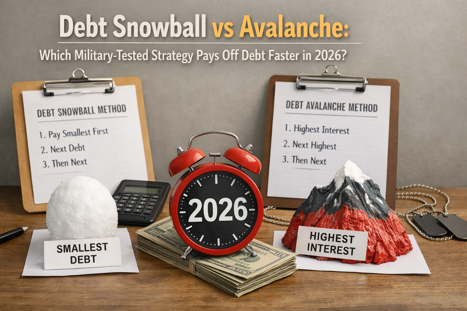 Debt Snowball vs Avalanche: Which Military-Tested Strategy Pays Off Debt Faster in 2026?