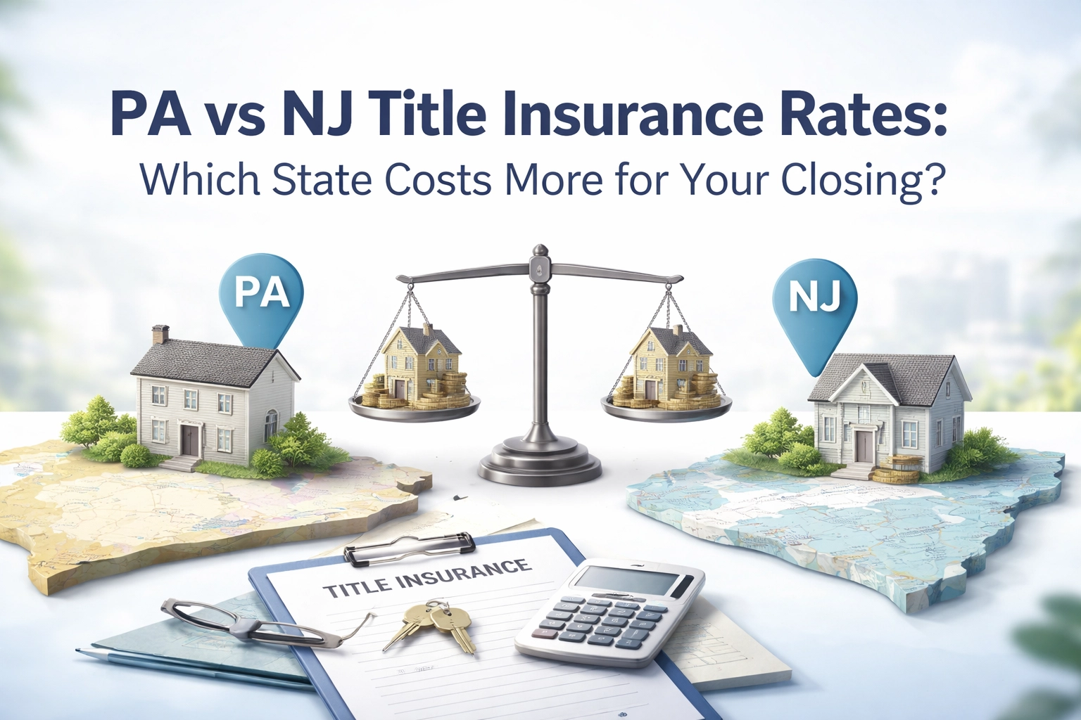 [HERO] PA vs NJ Title Insurance Rates: Which State Costs More for Your Closing?