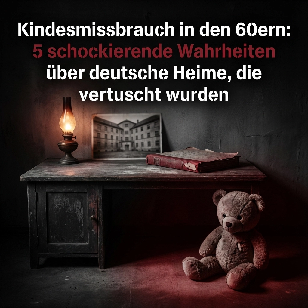 Symbolbild: dunkler Flur/Institution – Kinderheim Deutschland 1960er (Aufarbeitung Heimerziehung)