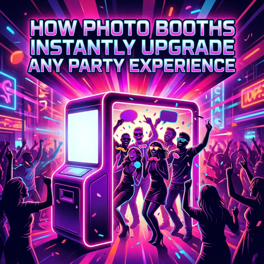 How Photo Booths Instantly Upgrade Any Party Experience