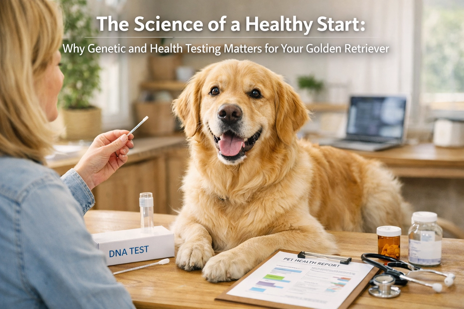 [HERO] The Science of a Healthy Start: Why Genetic and Health Testing Matters for Your Golden Retriever
