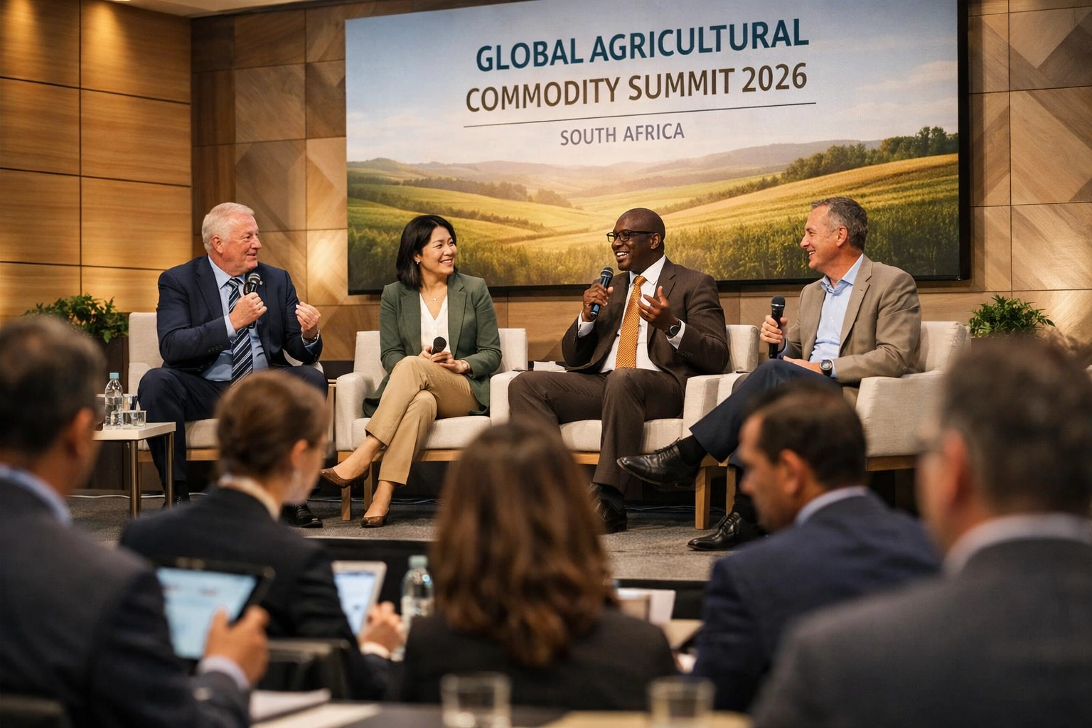 Panel discussion at top agriculture conferences with international industry leaders 2026