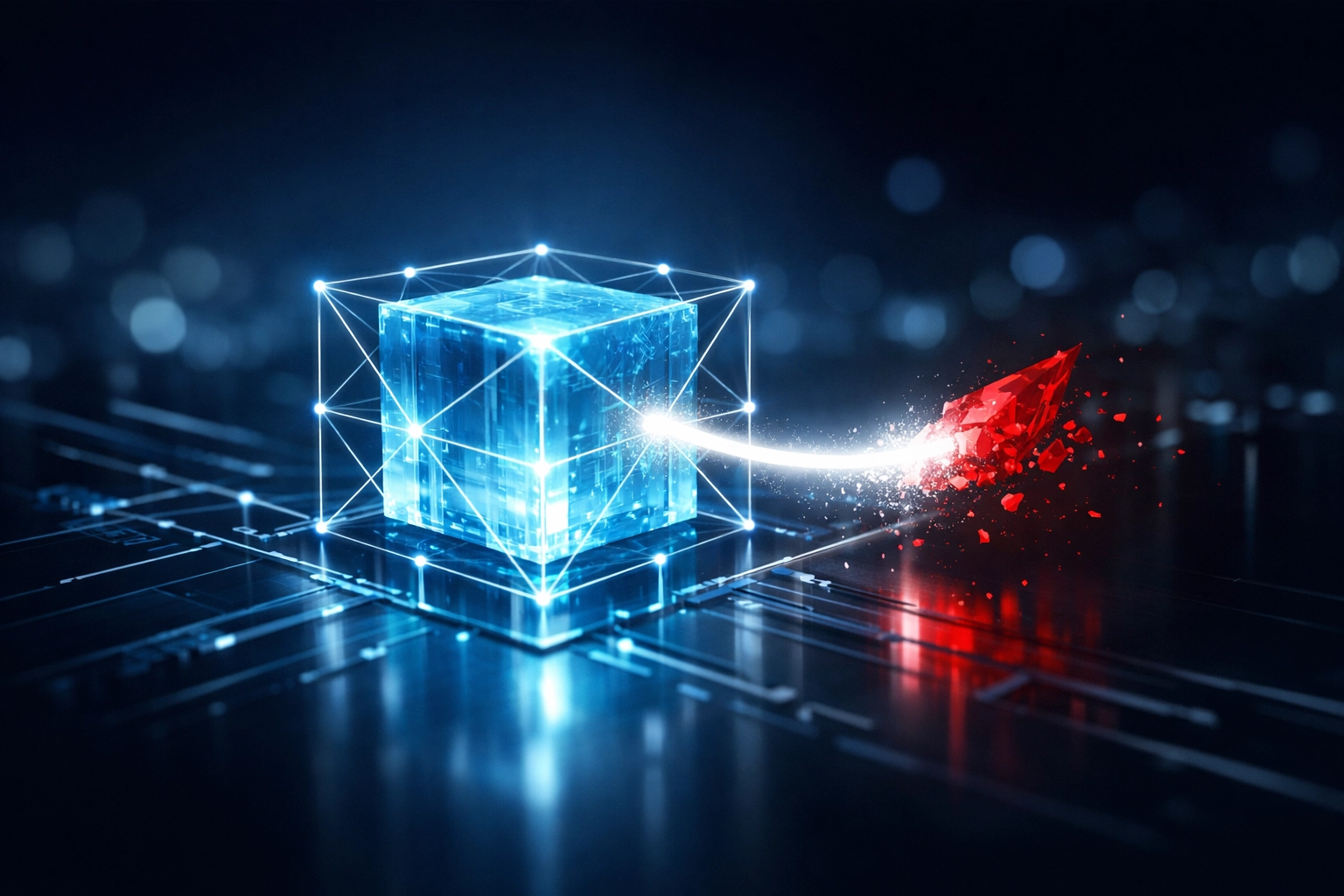 Secure blockchain transaction protected by AI fraud scoring in a digital Web3 environment