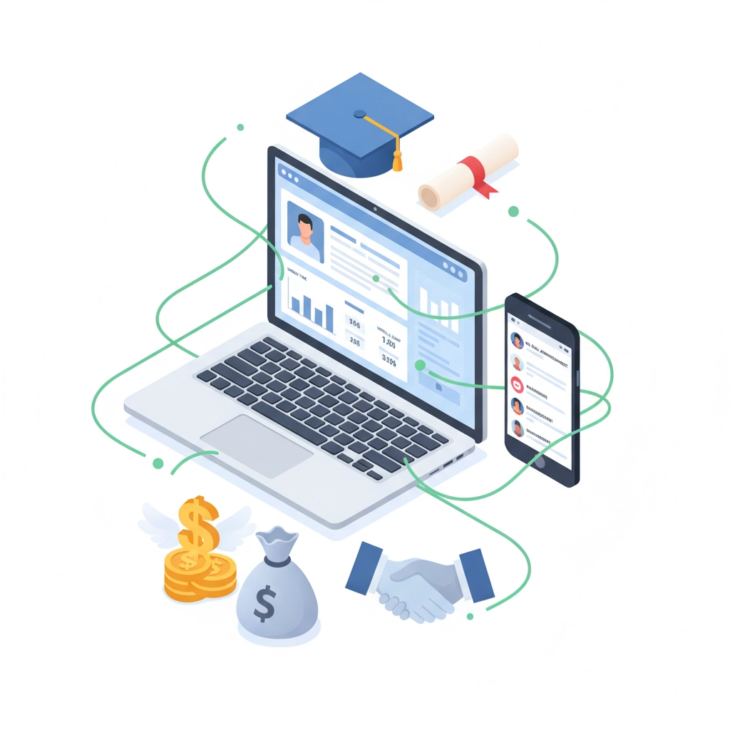 Digital platform dashboard for NIL program management