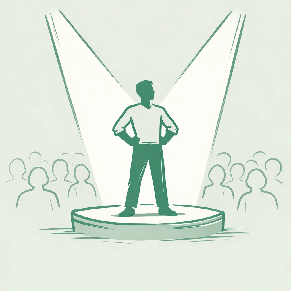 Trans advocate in spotlight representing visibility and transgender representation