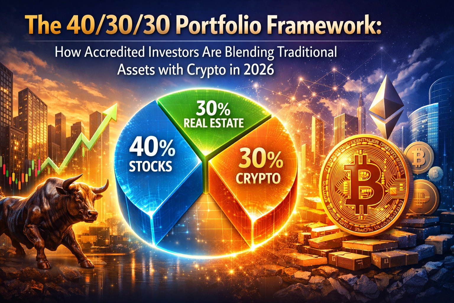 [HERO] The 40/30/30 Portfolio Framework: How Accredited Investors Are Blending Traditional Assets with Crypto in 2026