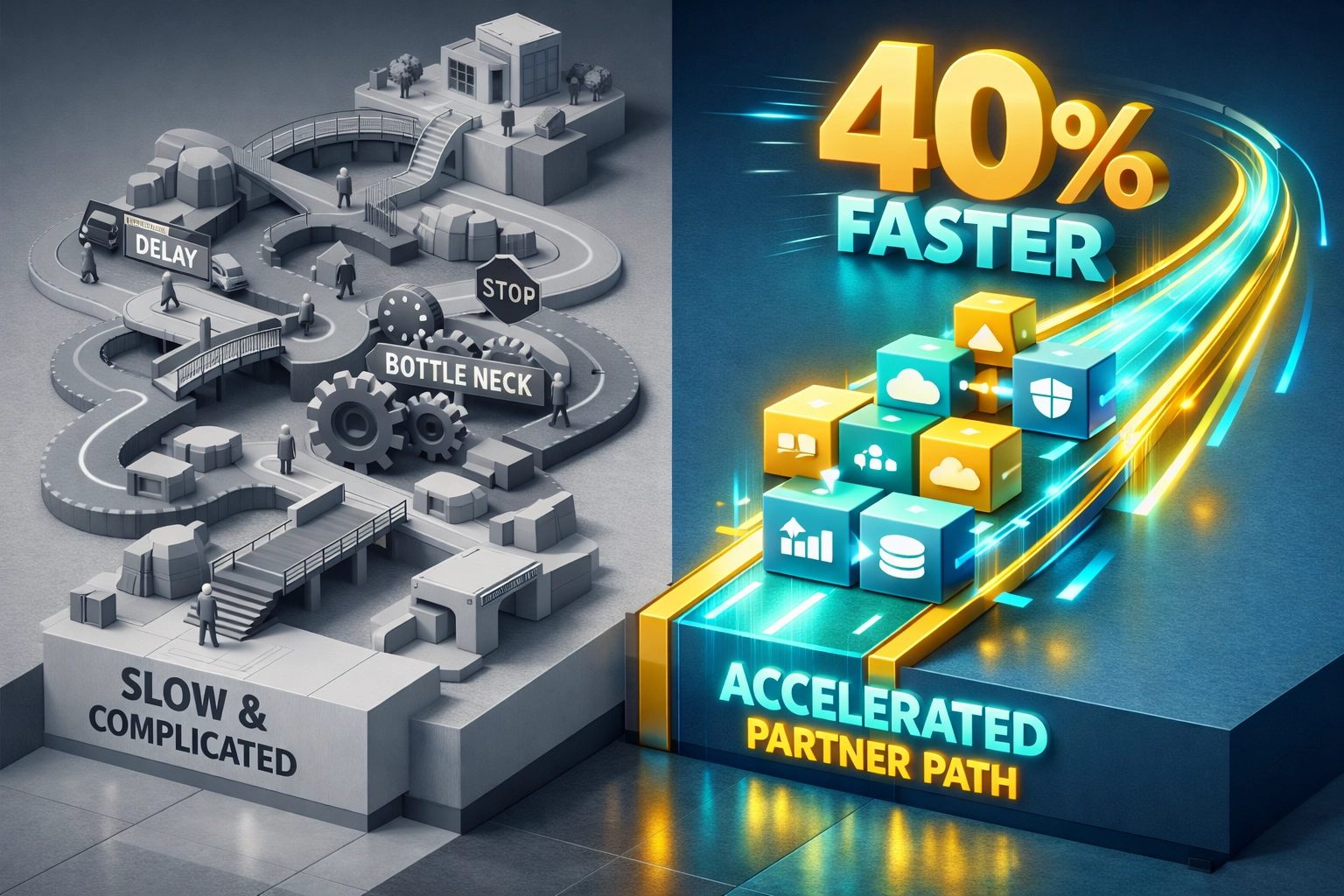 ServiceNow implementation partner accelerating deployment by 40% compared to internal team approach