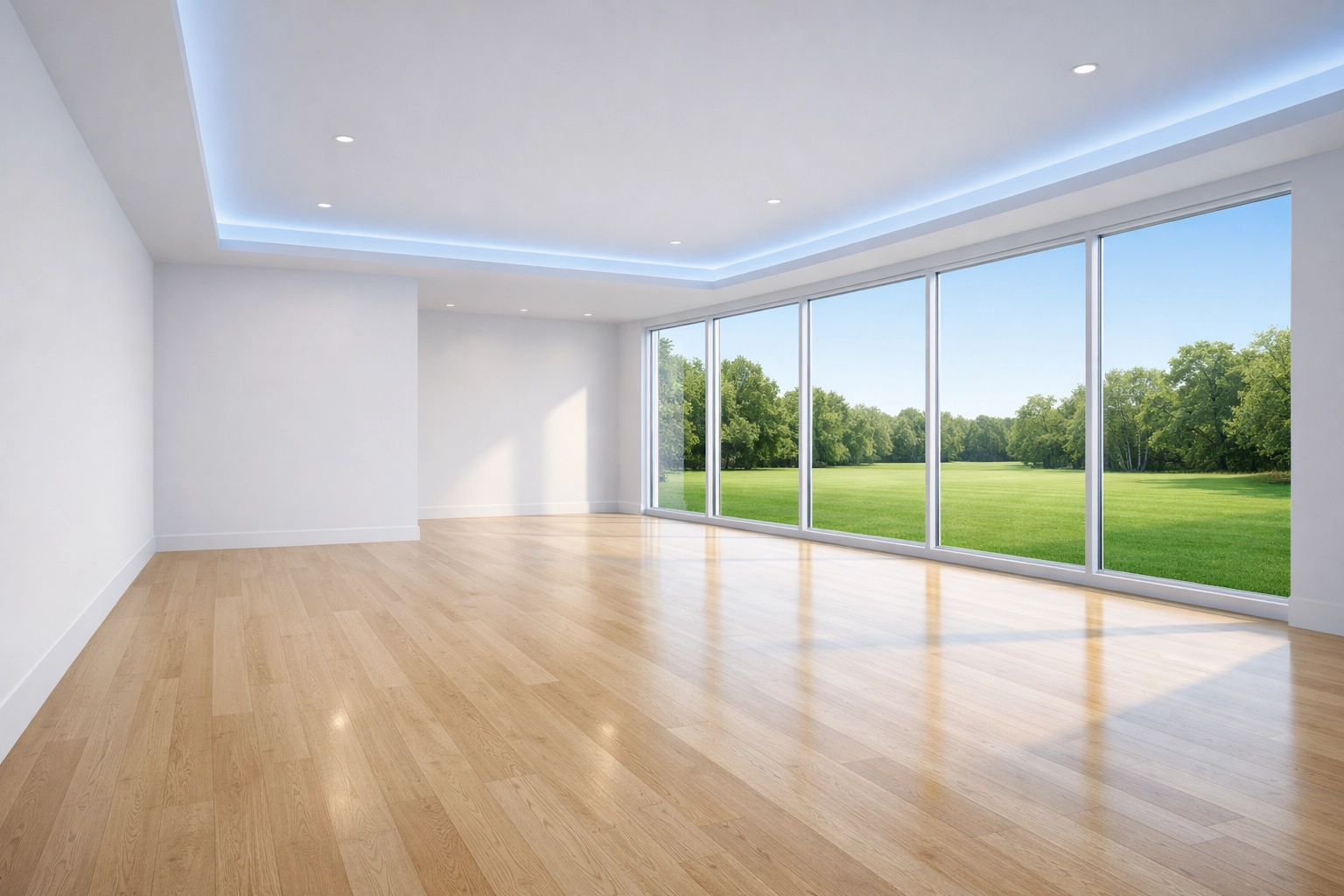 Freshly sanitized luxury master suite ready for move-in through expert residential cleaning Massachusetts services.