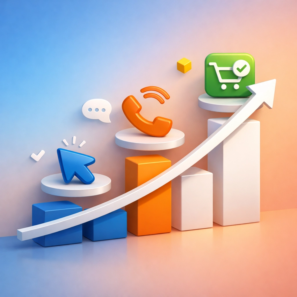 Marketing ROI growth chart for behavioral health authentic imagery performance