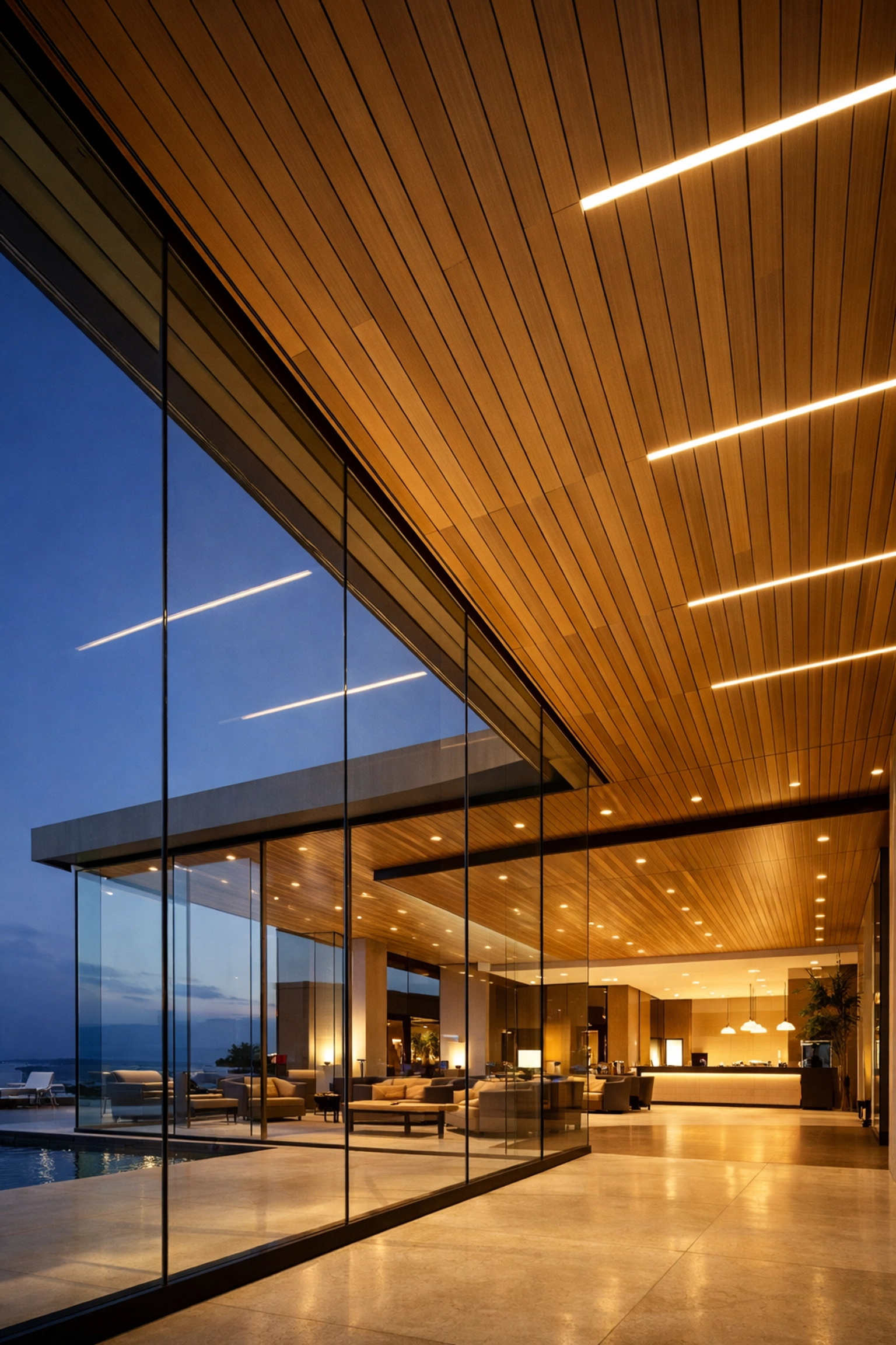 Innovative hotel architectural design representing the future of scalable hospitality technology.