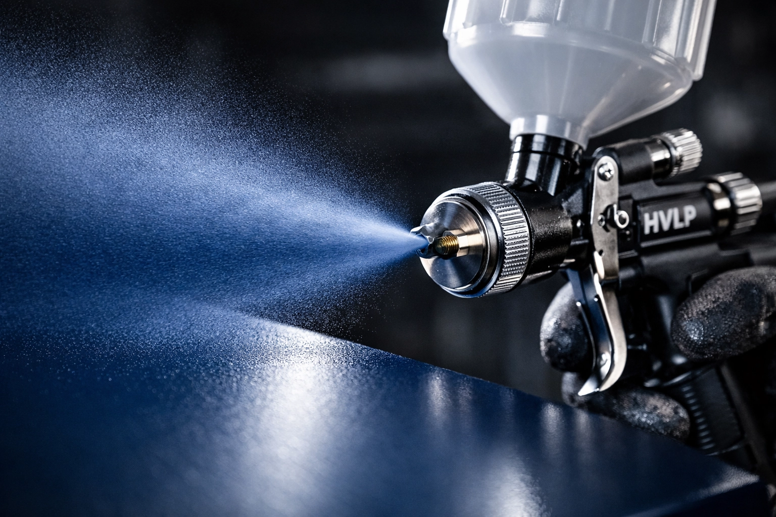 High-quality commercial painting using professional HVLP sprayers for a flawless finish.