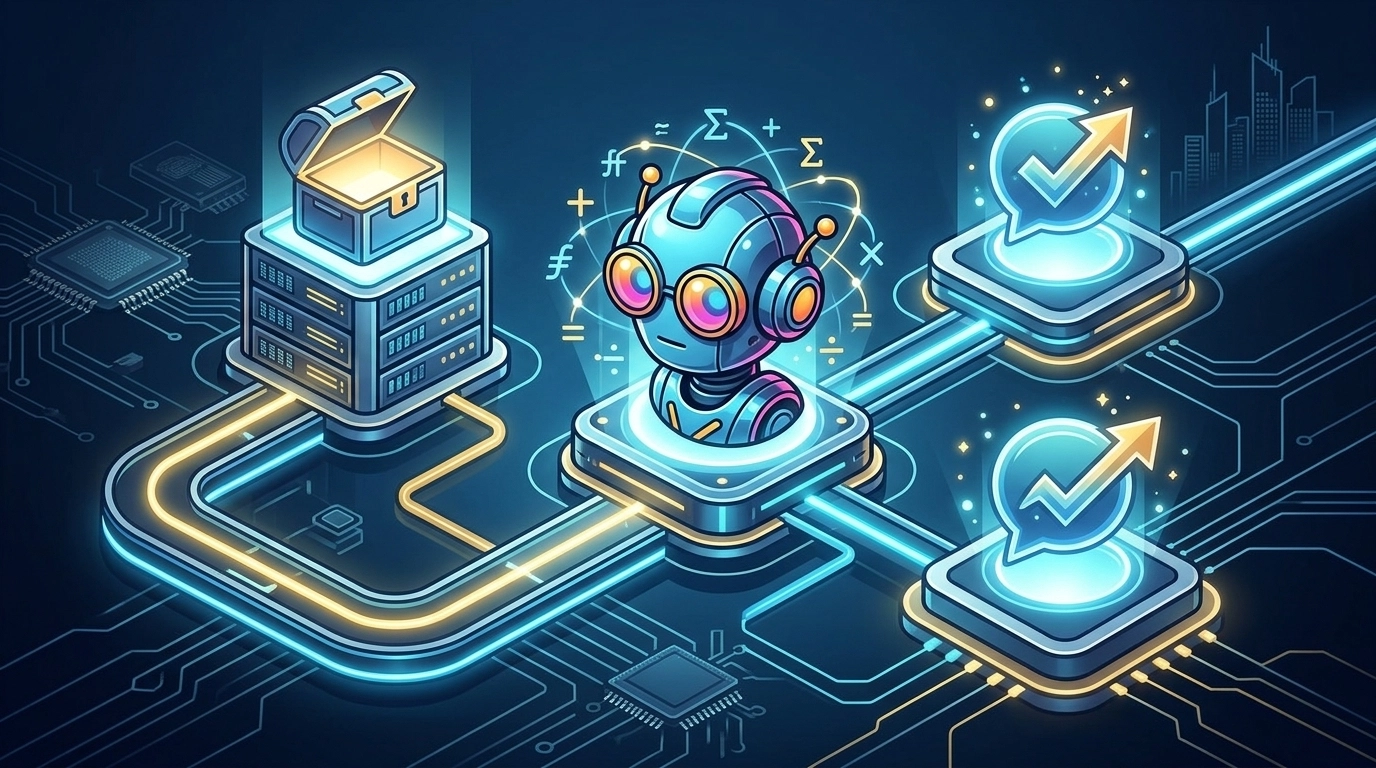 A three-step roadmap milestone graphic