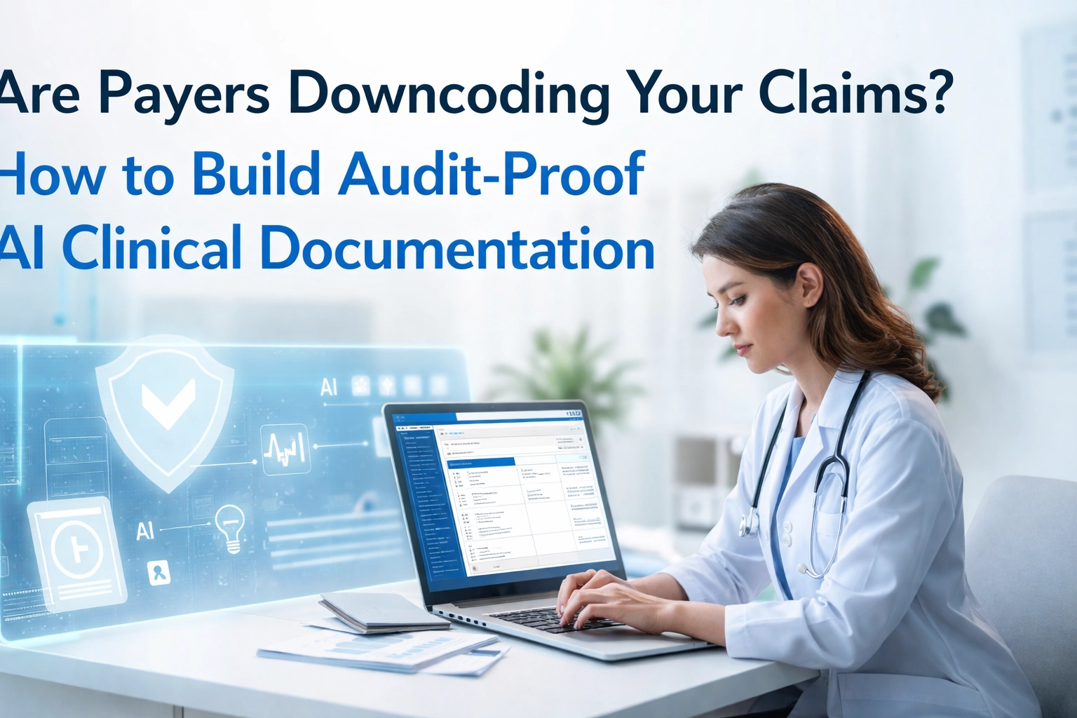 [HERO] Are Payers Downcoding Your Claims? How to Build Audit-Proof AI Clinical Documentation