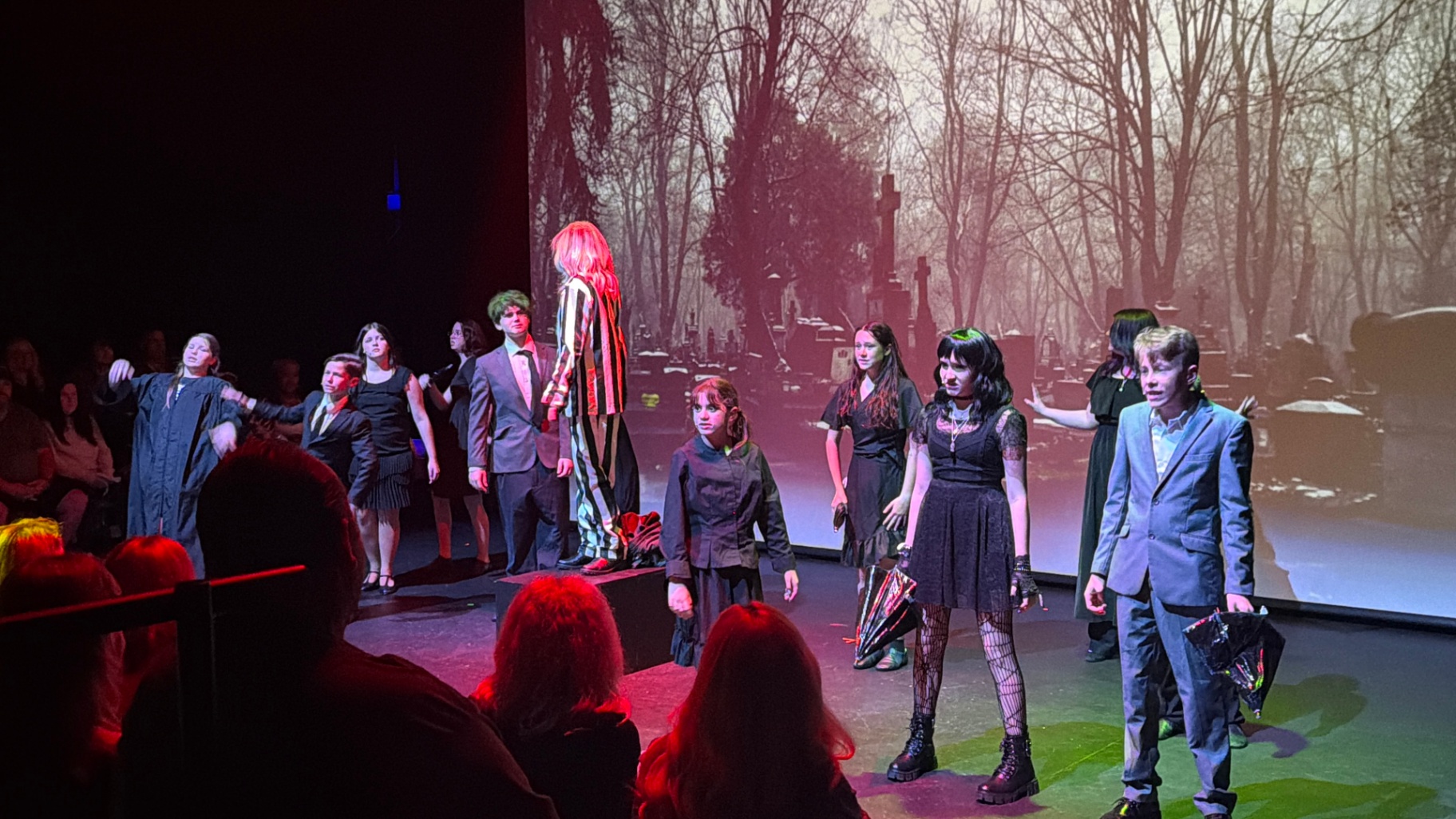 Students Performing on Stage