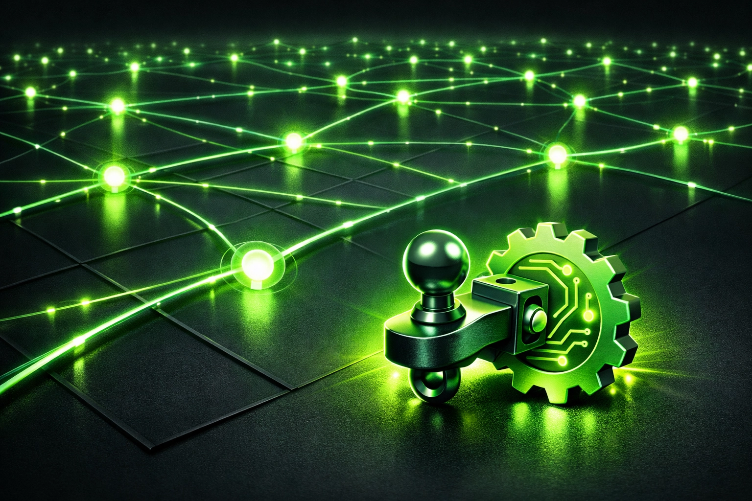 Digital business network highlighting SEO growth for trailer dealers in the Amerishop directory.