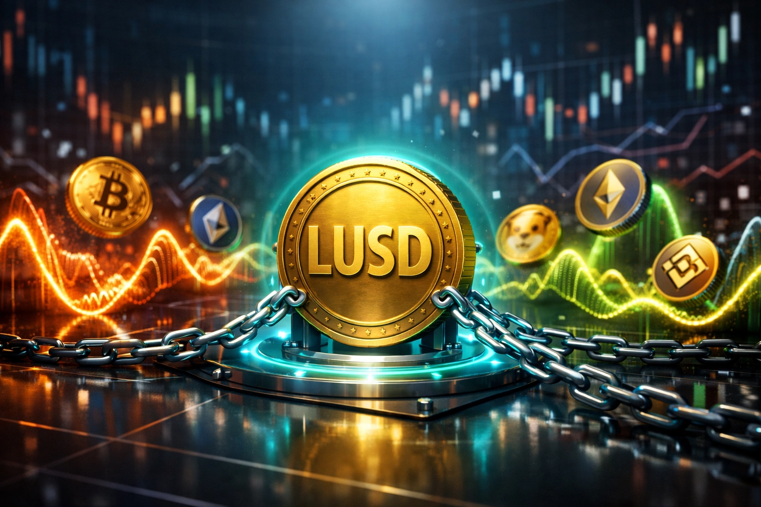 LUSD stablecoin remains stable while other cryptocurrencies fluctuate wildly
