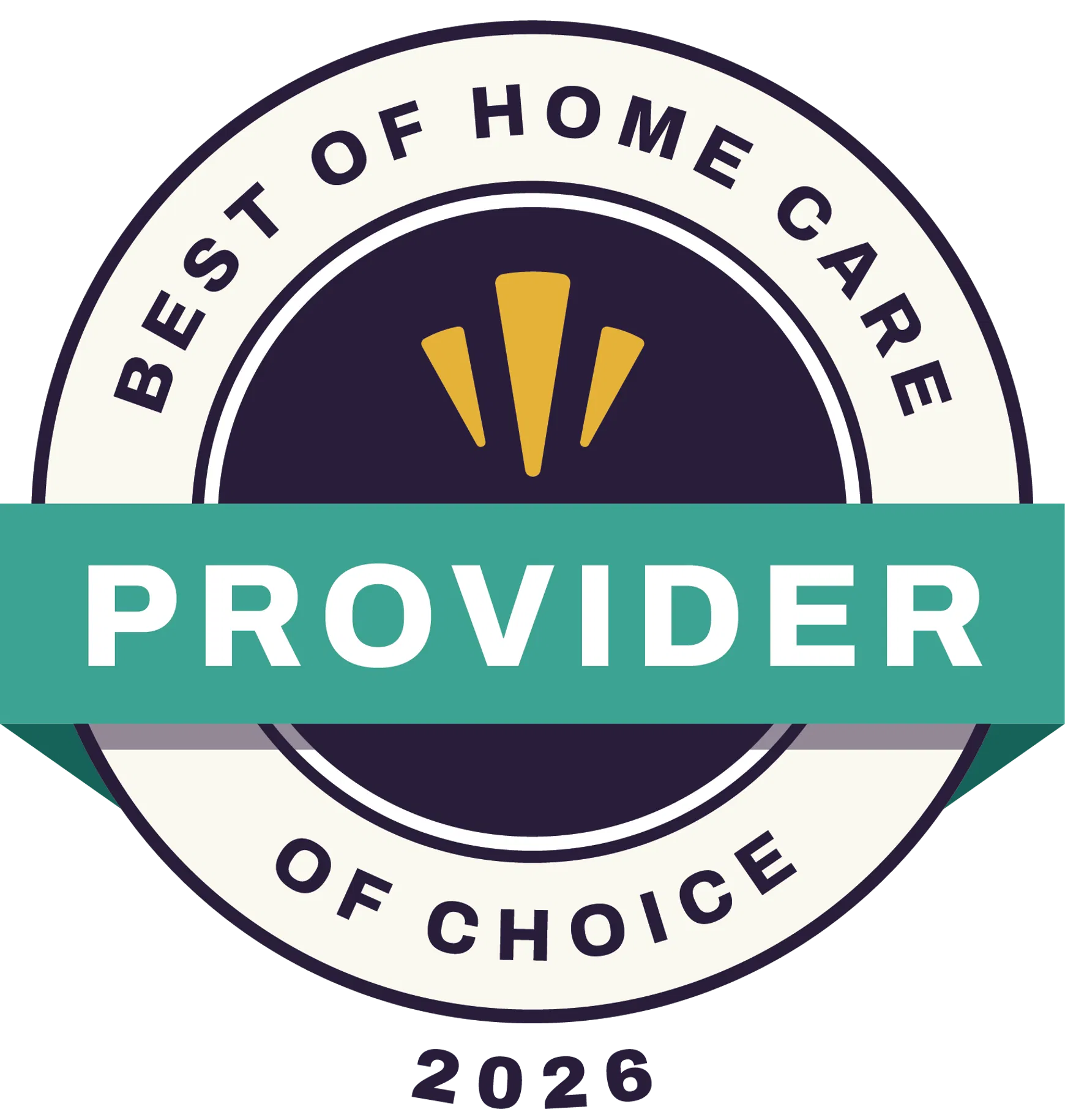 Best of Home Care Provider of Choice 2028 Badge