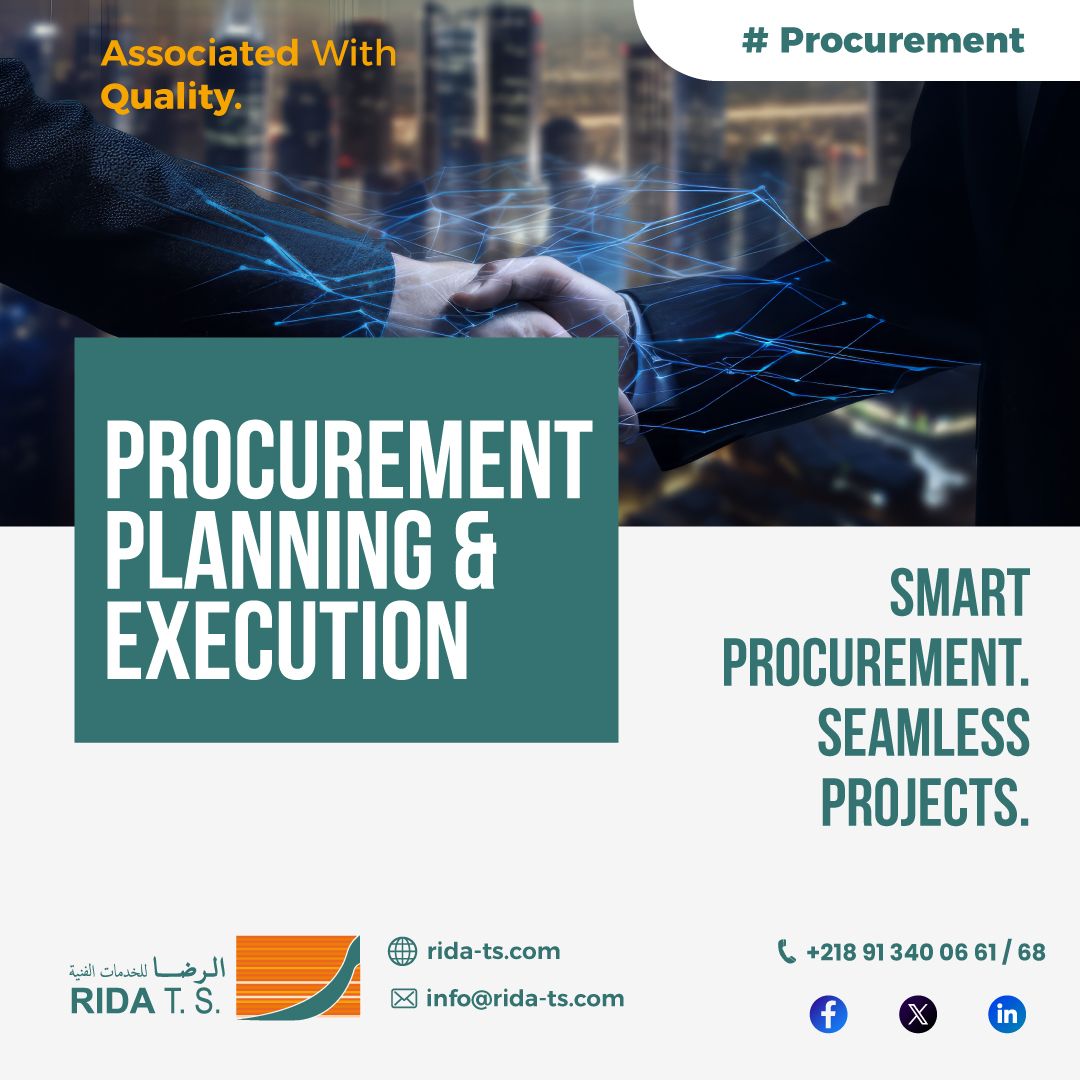 Procurement and business professionals shaking hands