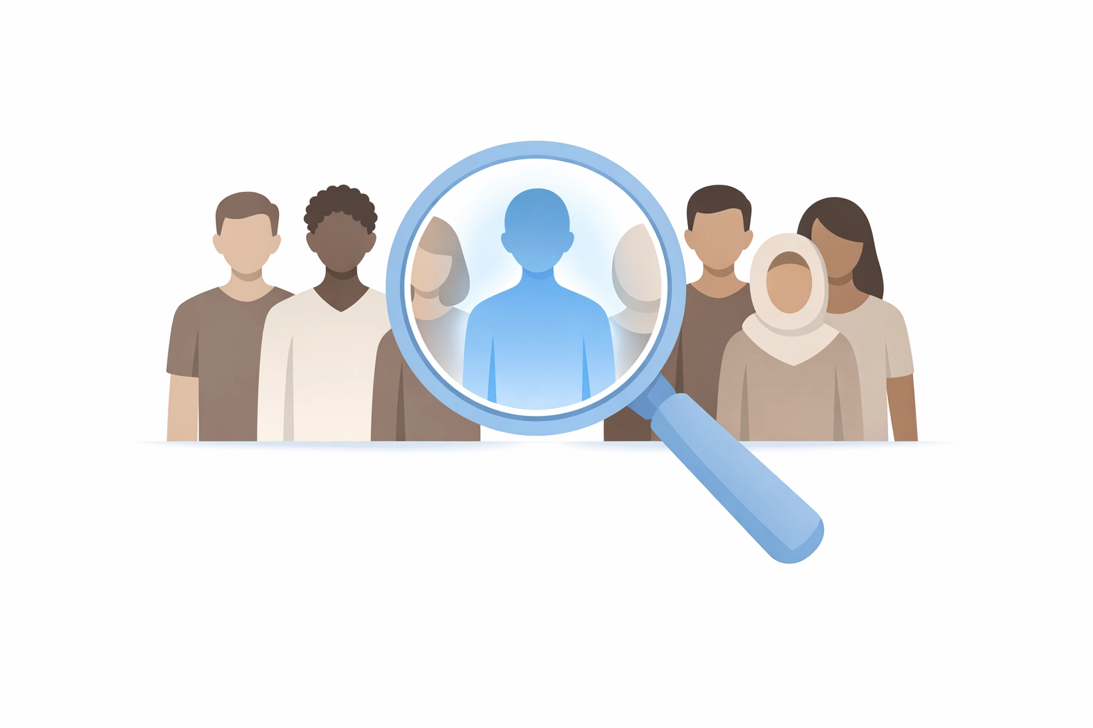 Precise voter targeting illustration showing data-driven audience segments for political campaigns.