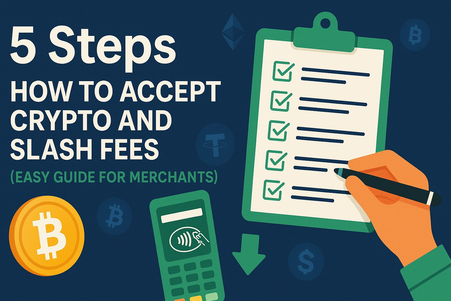 [HERO] 5 Steps How to Accept Crypto and Slash Fees (Easy Guide for Merchants)