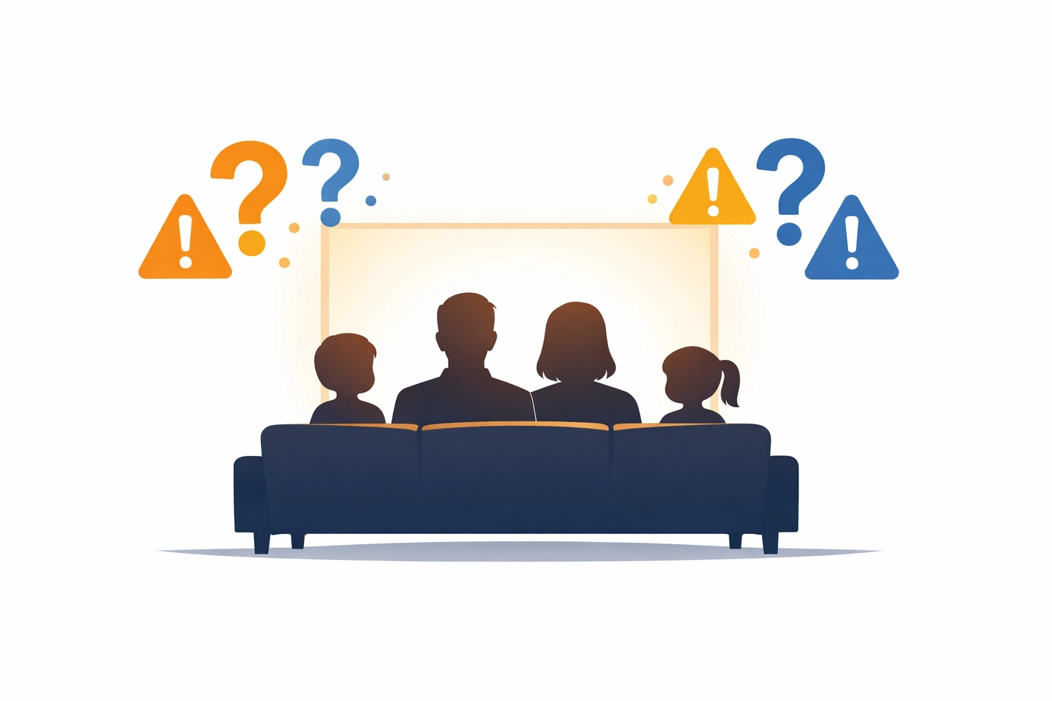 Christian family considering movie ratings and content with thoughtful discernment