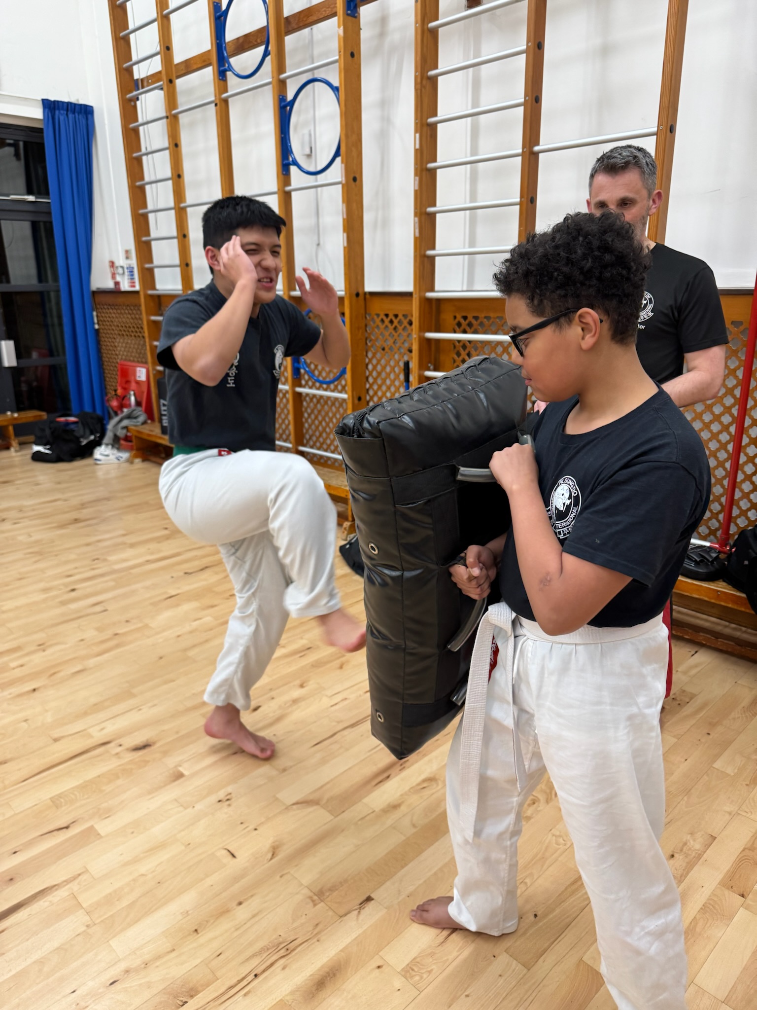 Children in Martial Arts Dojo