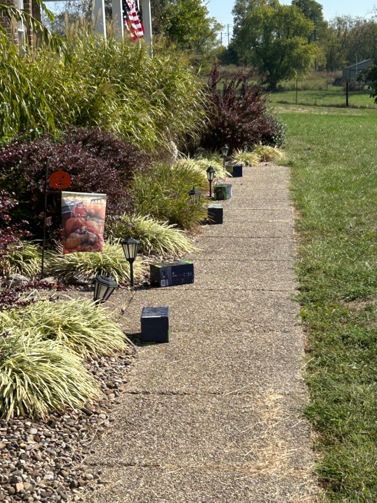 Residential Walkway Lighting Installation