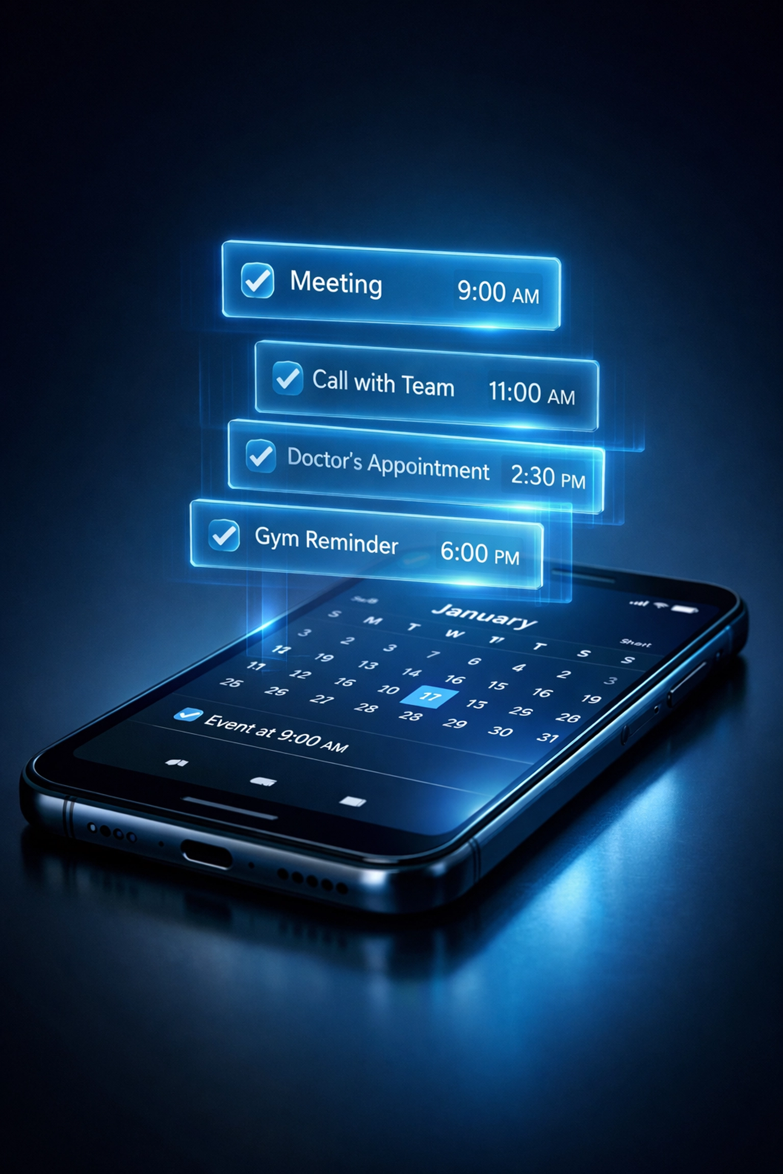 Real-time appointment scheduling calendar with automated confirmation notifications