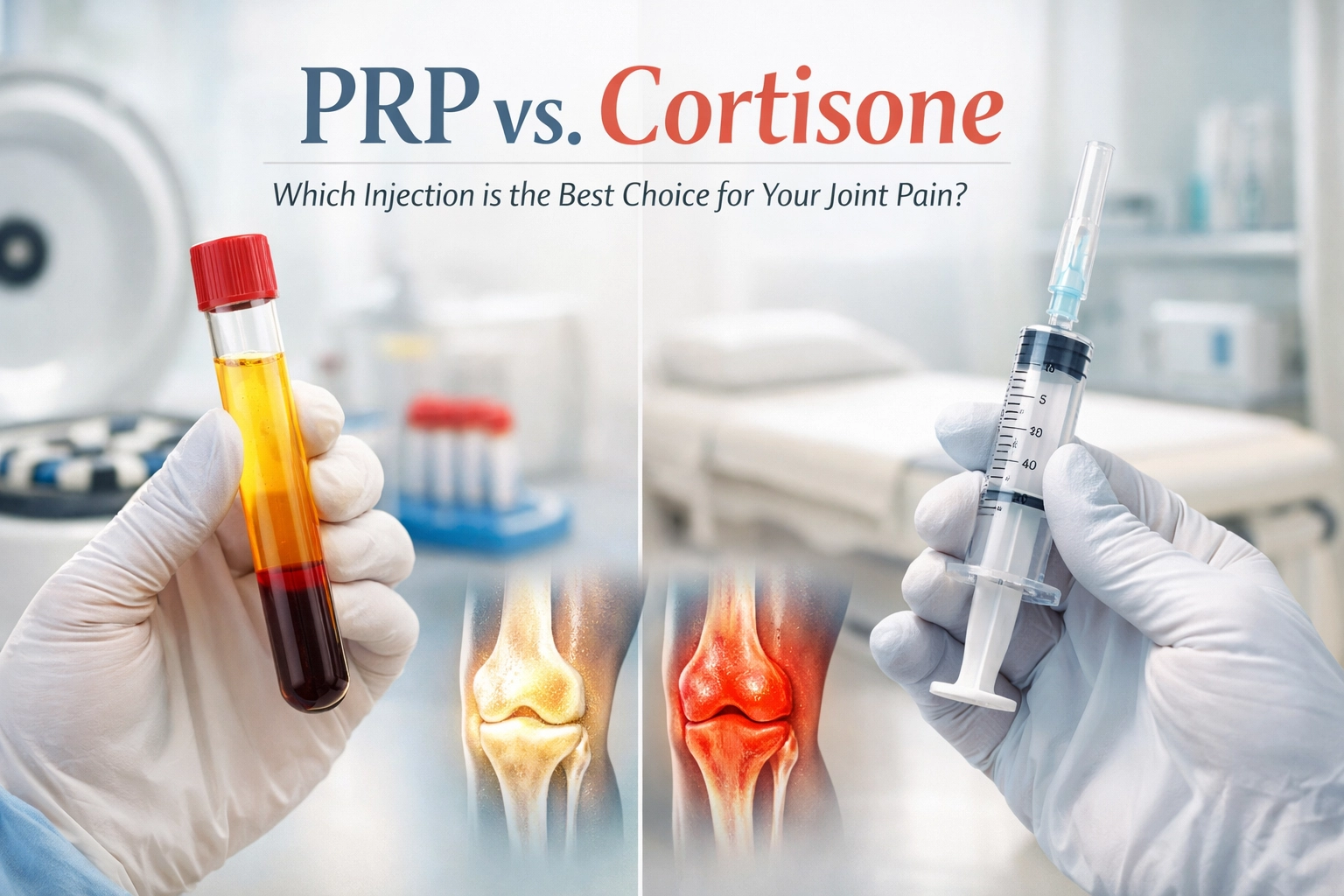 [HERO] PRP vs. Cortisone: Which Injection is the Best Choice for Your Joint Pain?