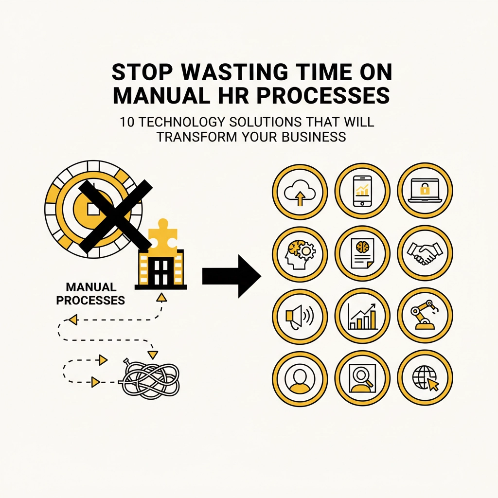 Stop Wasting Time on Manual HR Processes: 10 Technology Solutions That Will Transform Your Business
