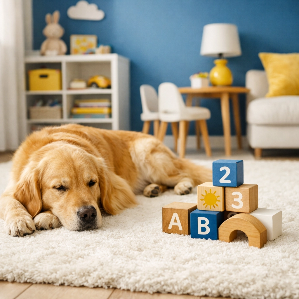 Clean nursery floor safe for pets and kids after residential cleaning Leominster MA.