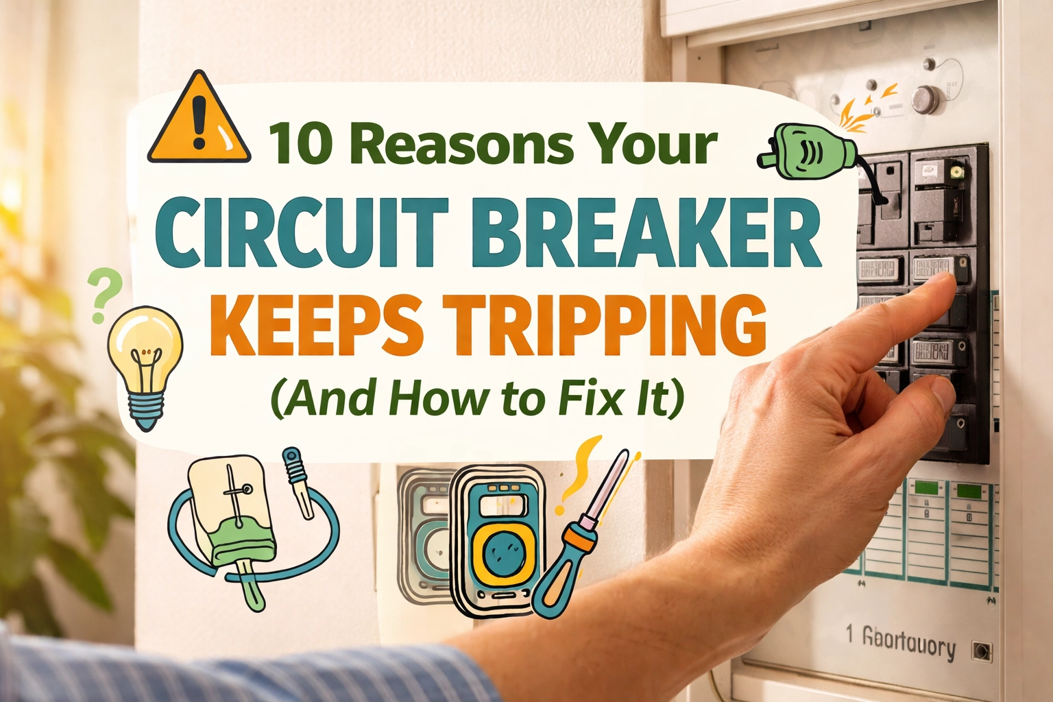 [HERO] 10 Reasons Your Circuit Breaker Keeps Tripping (And How to Fix It)