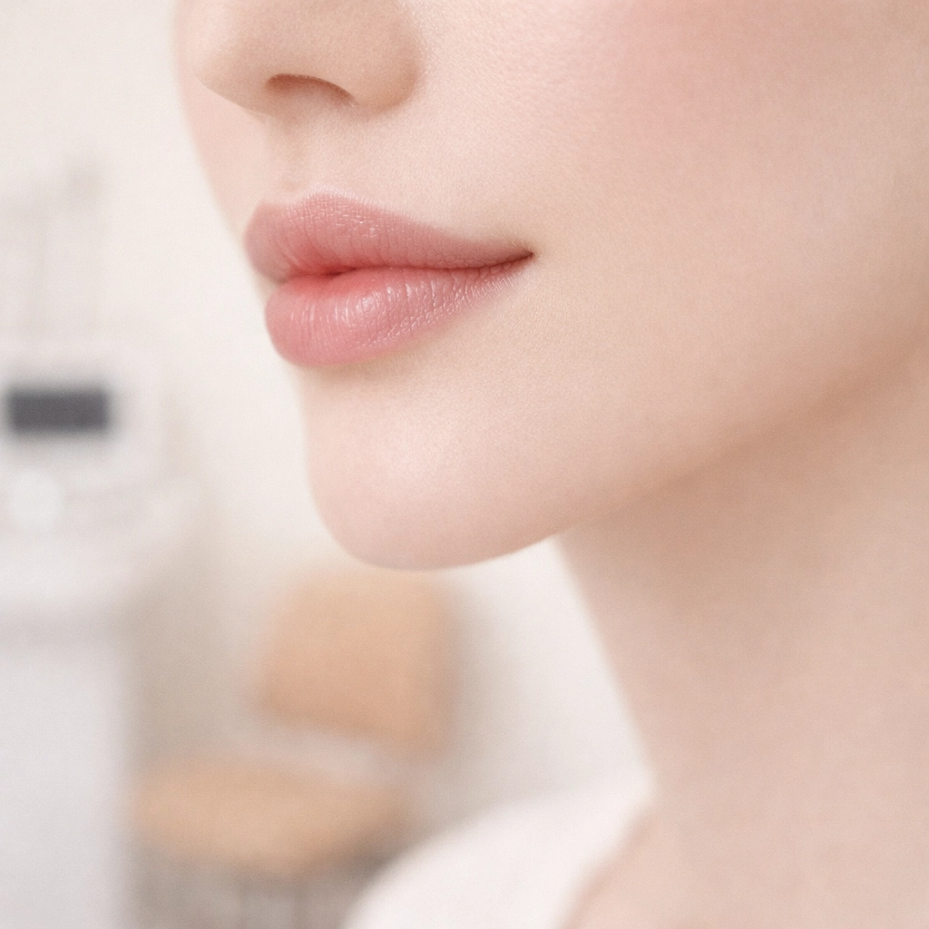 Natural looking lip fillers in Ringgold GA showing subtle, hydrated lip enhancement results.