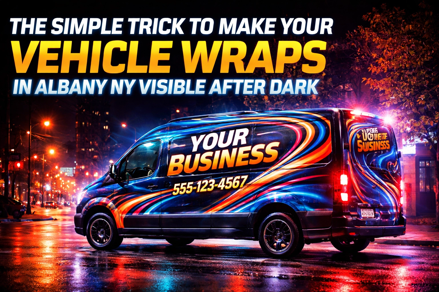 [HERO] The Simple Trick to Make Your Vehicle Wraps in Albany NY Visible After Dark