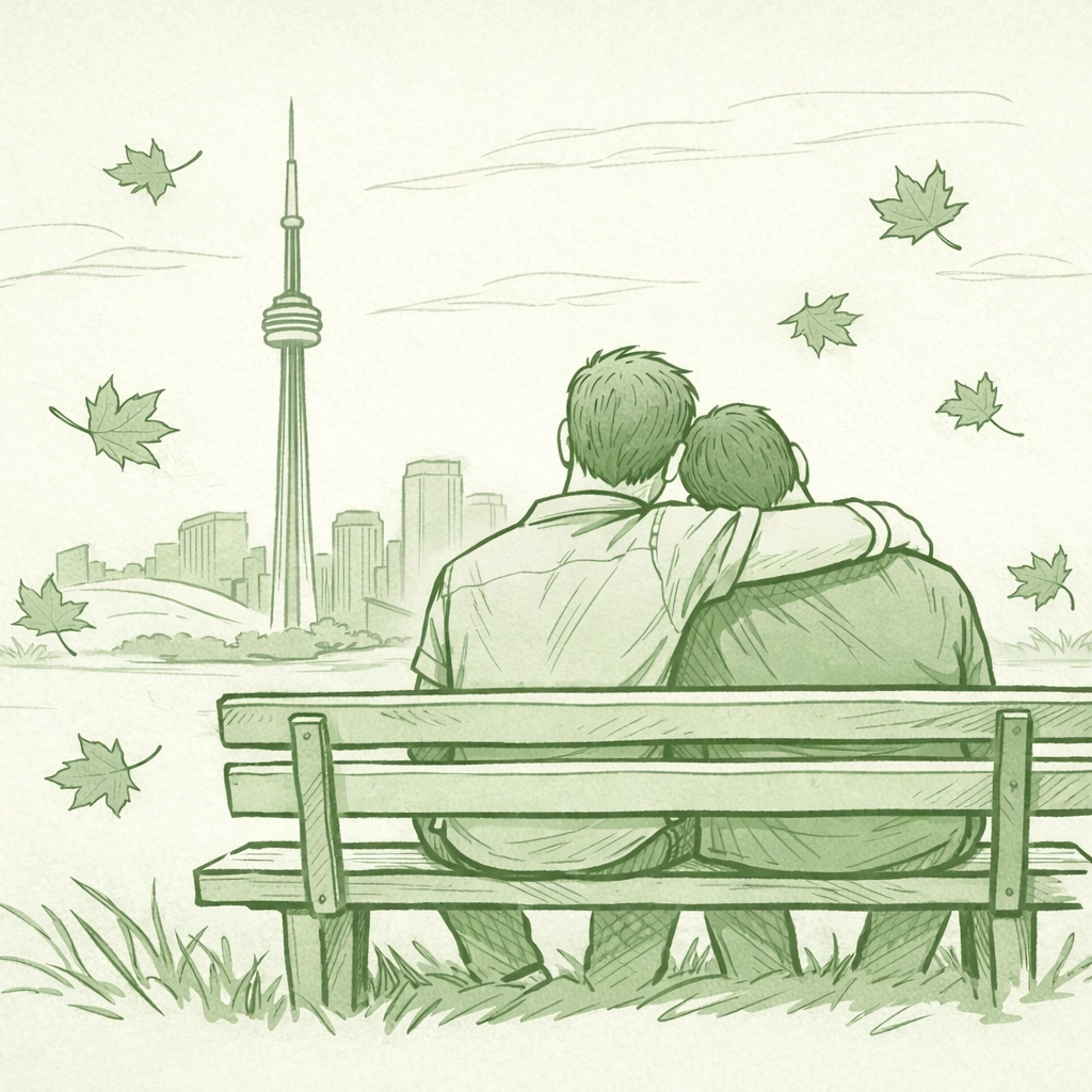 LGBTQ+ refugees finding support in Toronto with CN Tower visible, Guyanese diaspora community