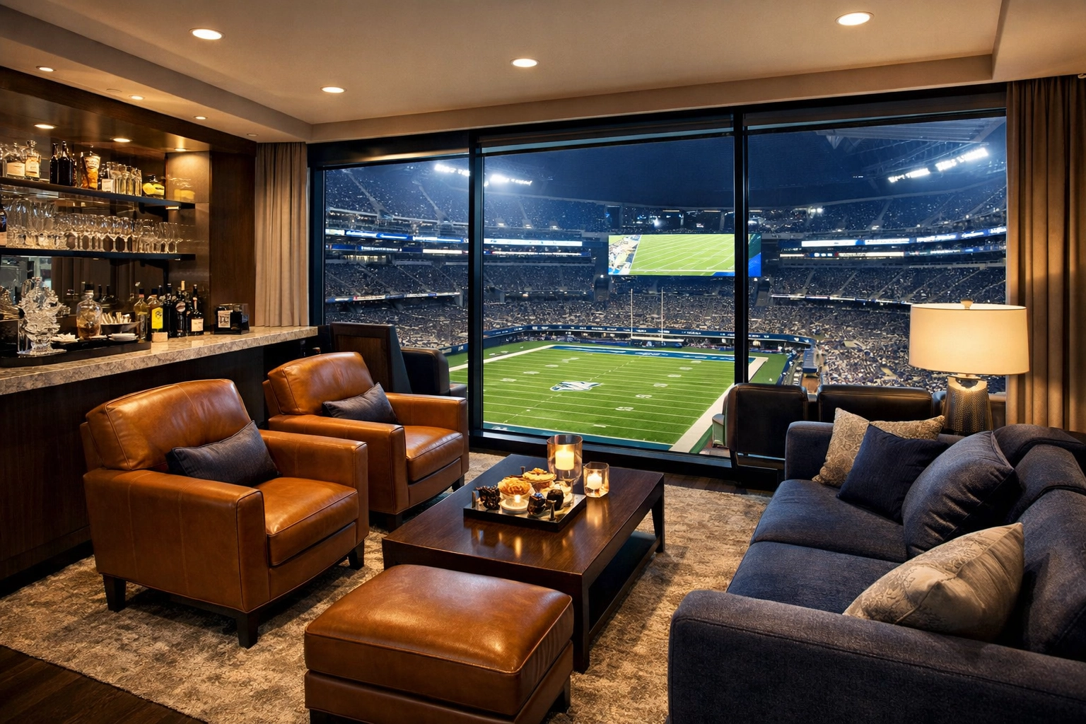 PRESS RELEASE: USA Entertainment Travel Reports Record Demand for Super Bowl Executive Services – New VIP Concierge Program Integrates Transportation, Security, and Hospitality Under One Command Center Premium hospitality suite with stadium view for Super Bowl VIP corporate entertainment