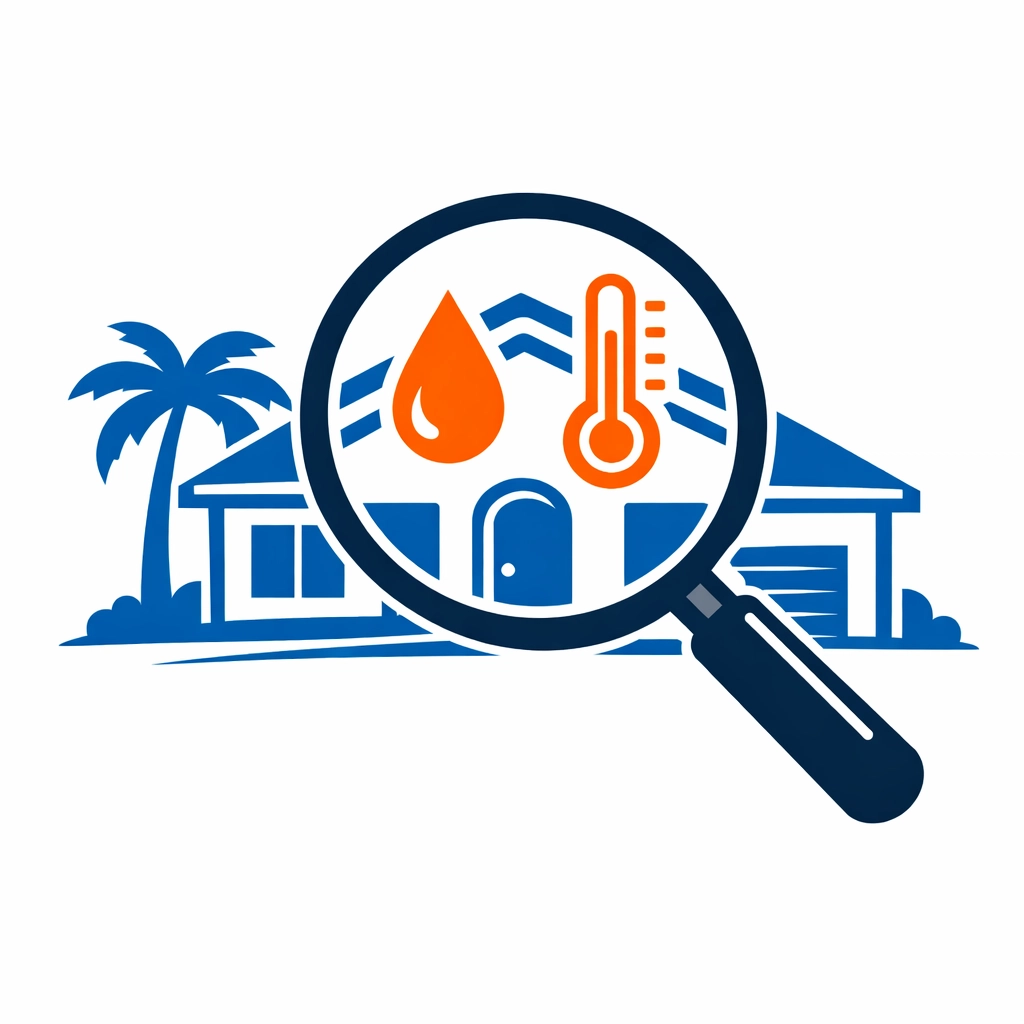 Professional home watch inspection in Venice FL detecting hidden water leaks and humidity issues.