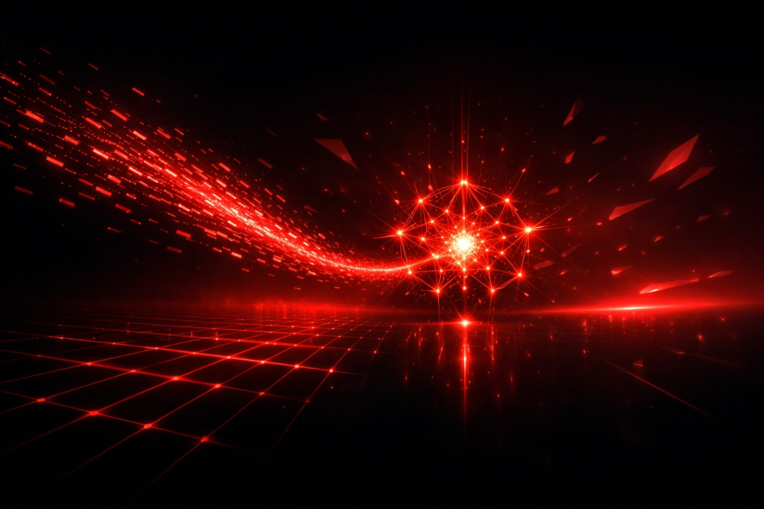 Digital landscape representing the shift toward Generative Engine Optimization and AI search summaries.