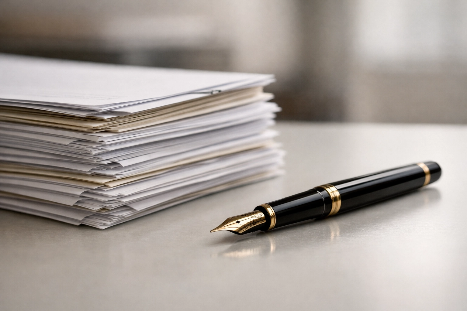 spousal support secrets legal documents and pen on a clean desk