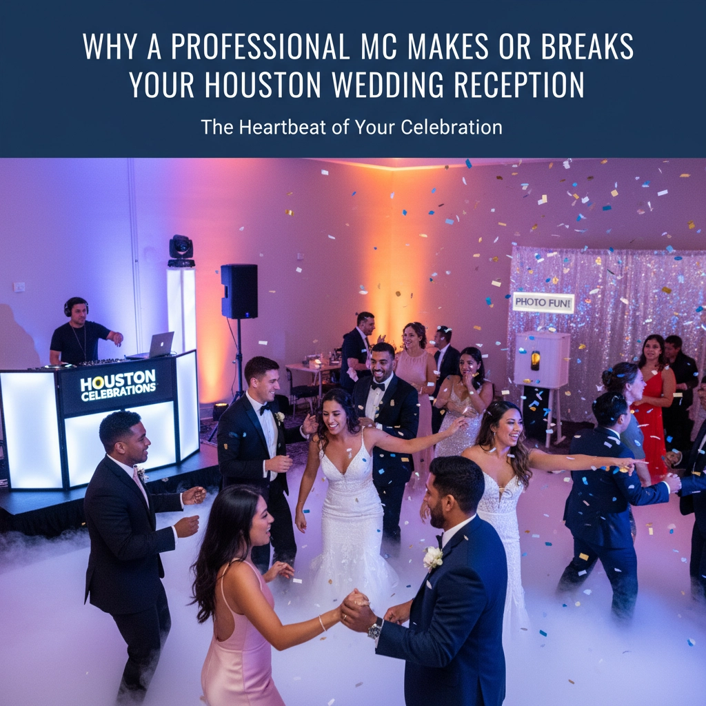 Why a Professional MC Makes or Breaks Your Houston Wedding Reception