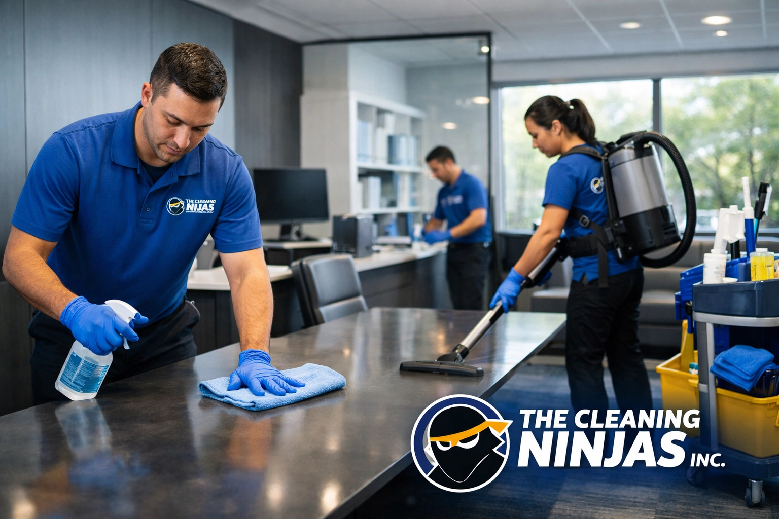 Commercial cleaning in Maynard