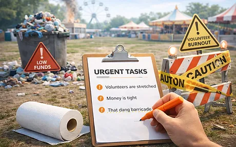 clipboard-fairground-volunteer-shortages-barricade-management.webp
