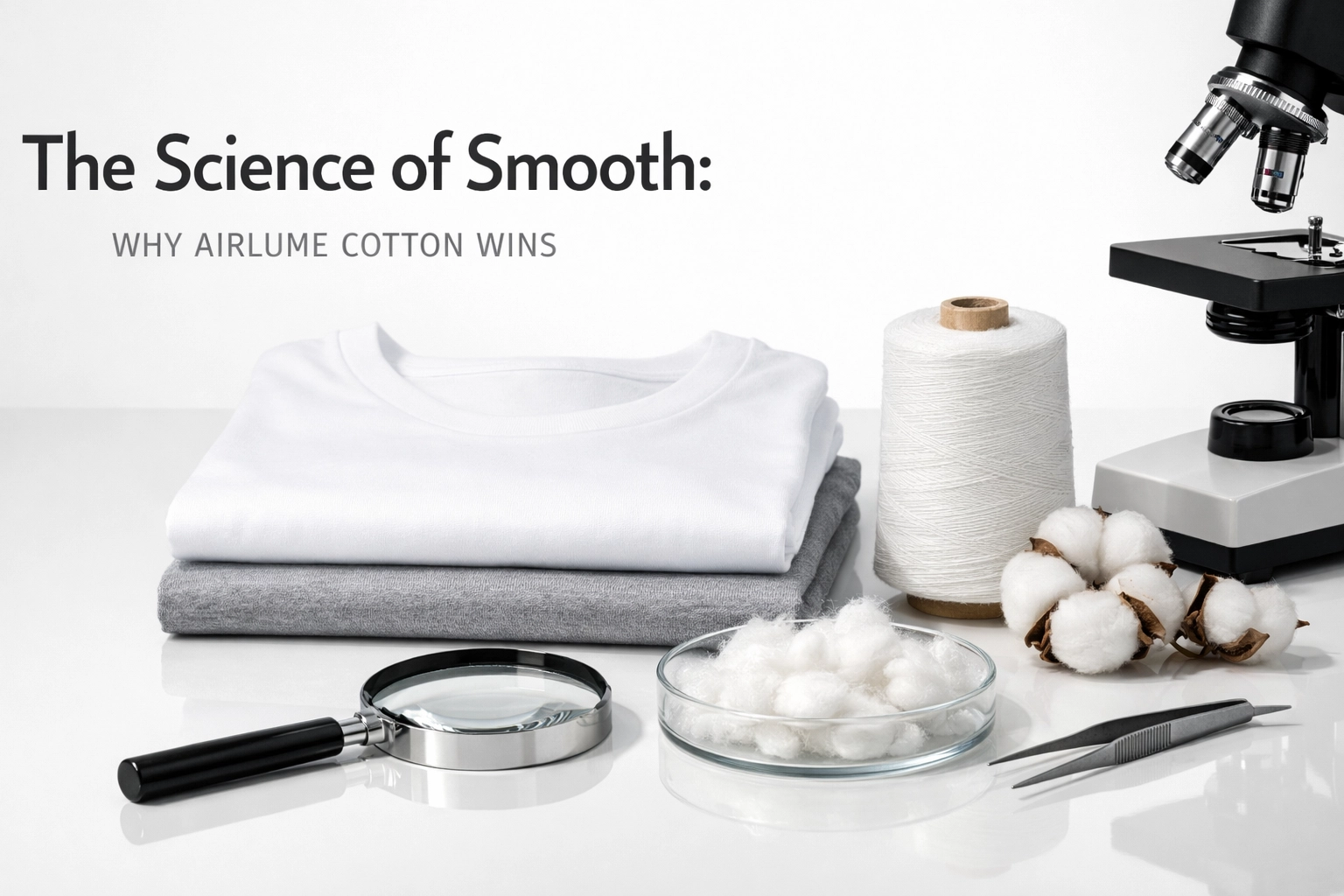 [HERO] The Science of Smooth: Why Airlume Cotton Wins