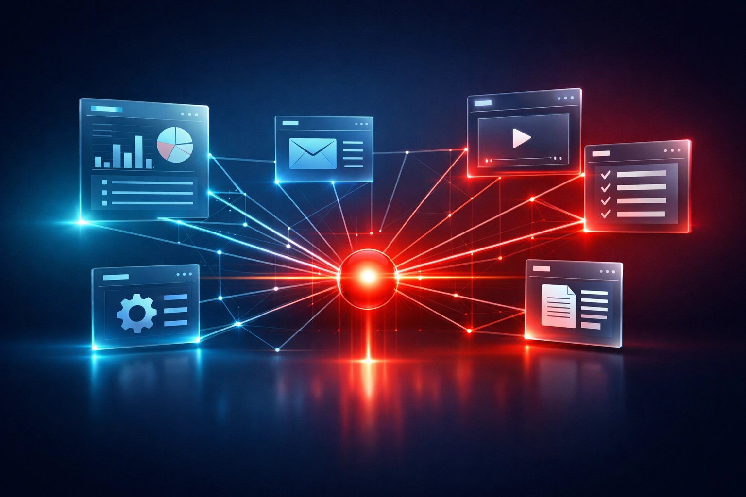 Automated workflow system connecting multiple business apps to eliminate manual data entry