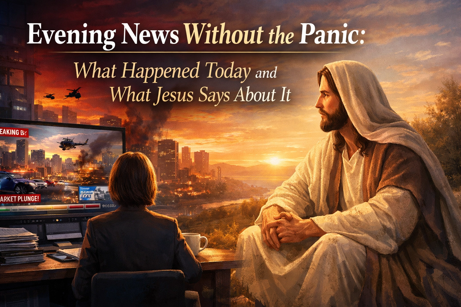 [HERO] Evening News Without the Panic: What Happened Today and What Jesus Says About It