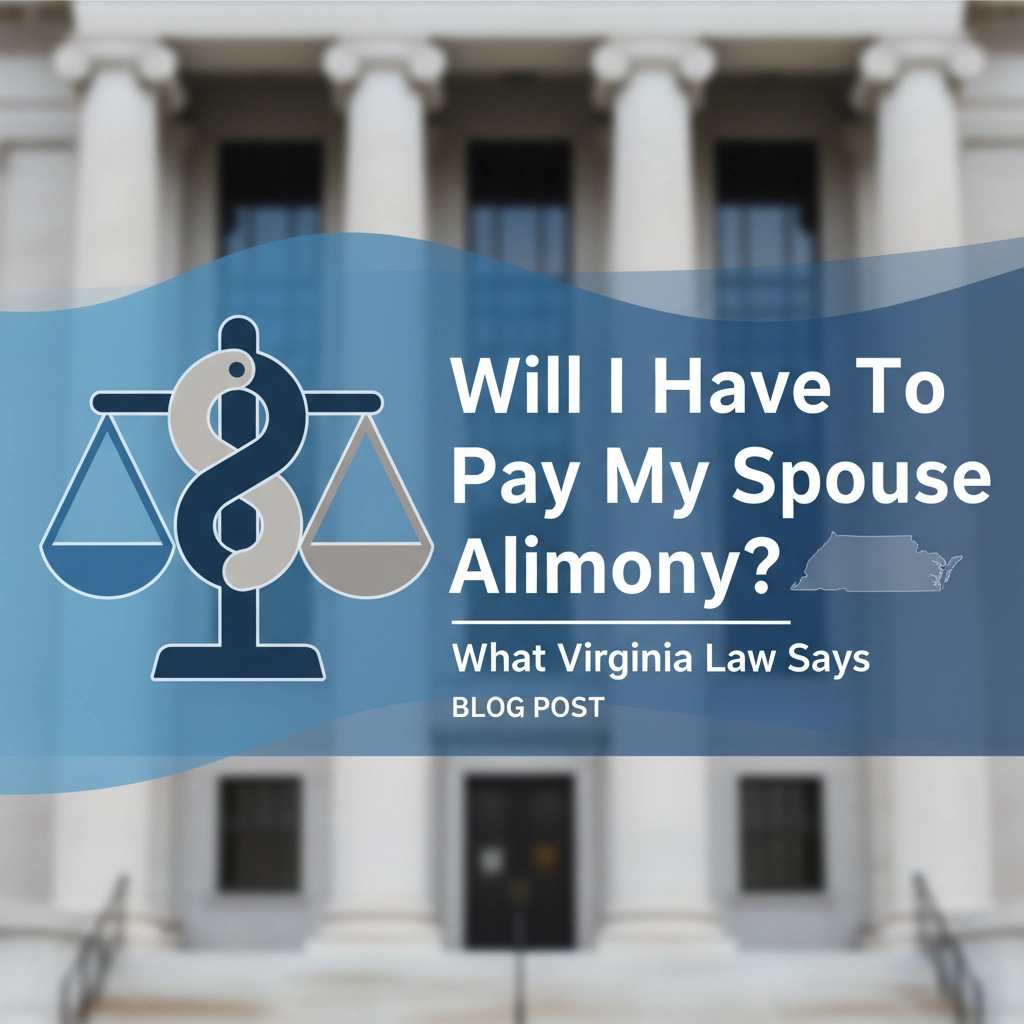 Will I Have to Pay My Spouse Alimony? What Virginia Law Says