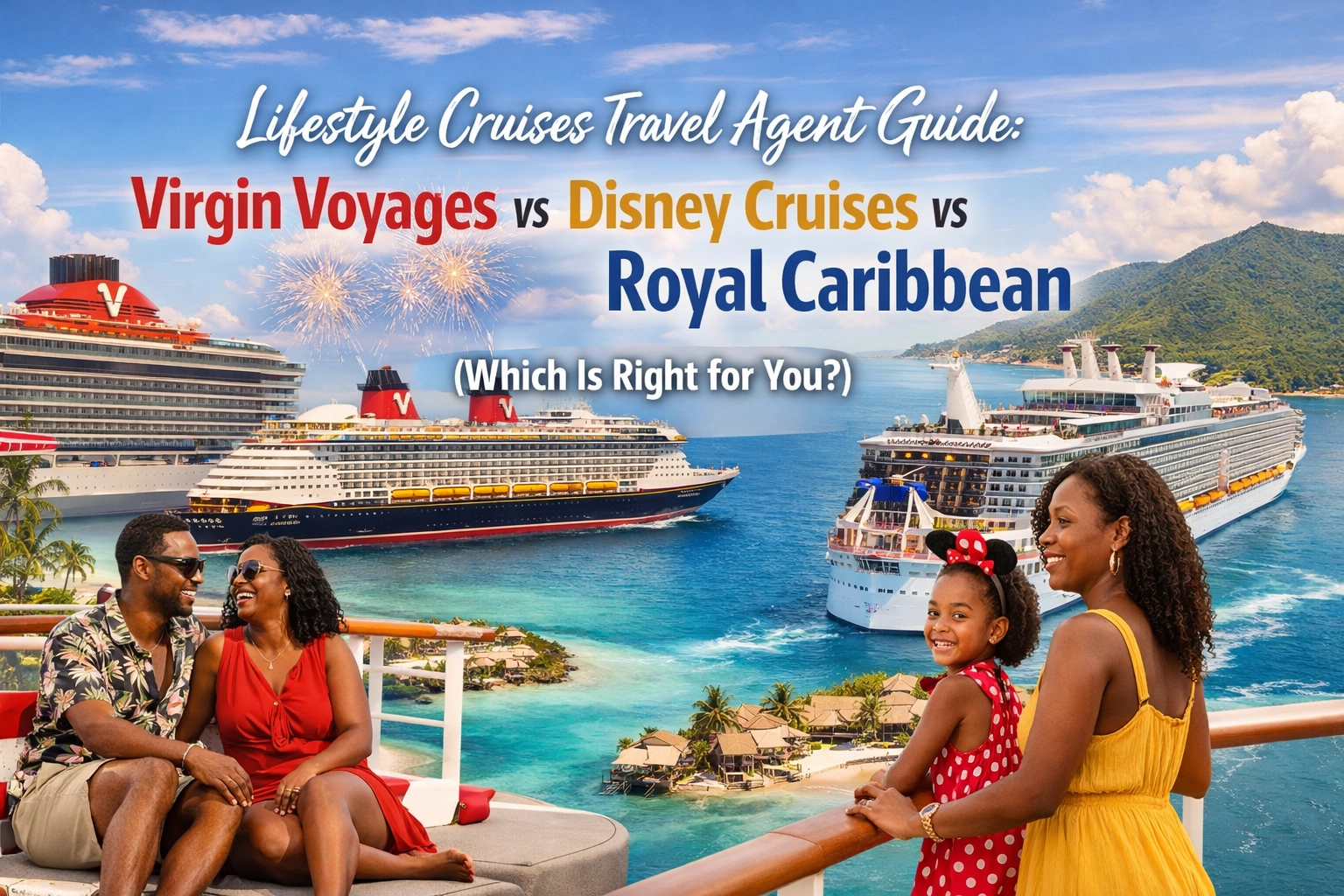 [HERO] Lifestyle Cruises Travel Agent Guide: Virgin Voyages vs Disney Cruises vs Royal Caribbean (Which Is Right for You)