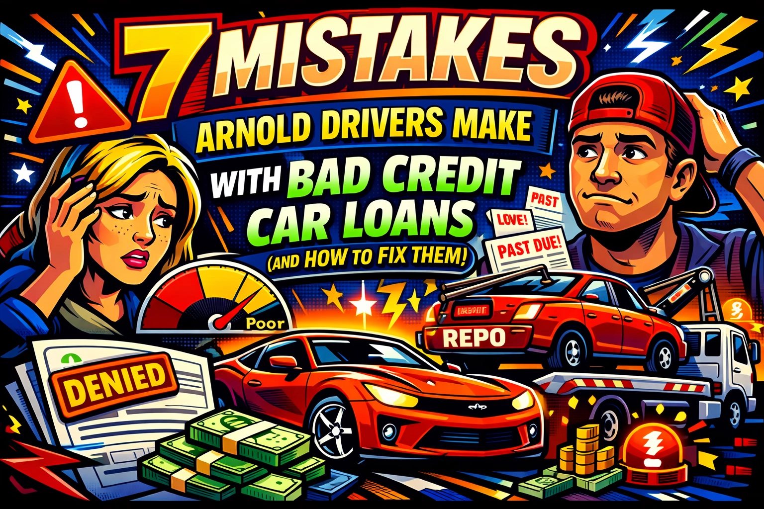[HERO] 7 Mistakes Arnold Drivers Make with Bad Credit Car Loans (and How to Fix Them)