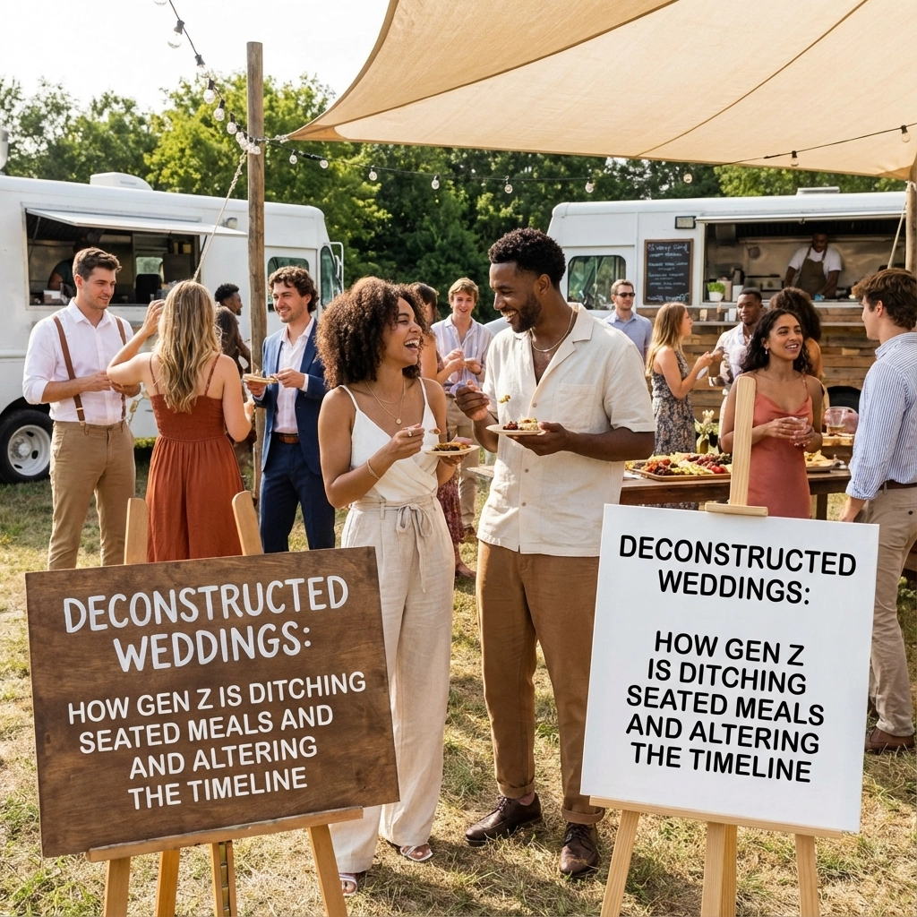 Deconstructed Weddings: How Gen Z is Ditching Seated Meals and Altering the Timeline