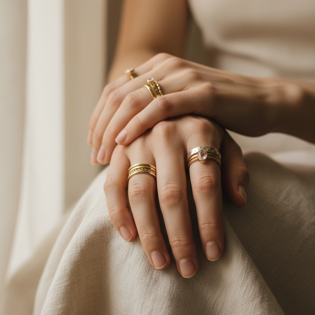 Ring Stacking 101: A Beginner's Guide to Mastering the Vintage Layering Trend | Peters Vaults Jewelry Blog